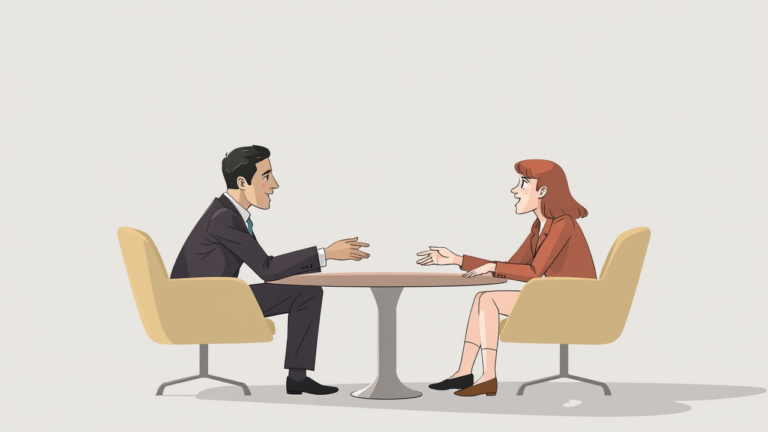 Job interview networking